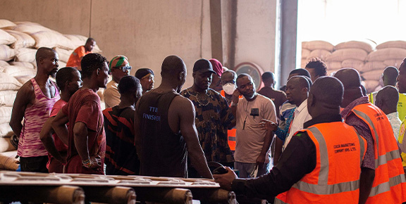CMC warehouse facility — cocoa storage